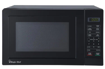 Magic Chef 0.7 cu. ft. 700-Watt Countertop Microwave in Black - $30