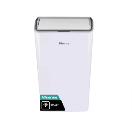 Hisense 12000-BTU(115-Volt) White Vented Wi-Fi enabled Portable Air Conditioner - $450