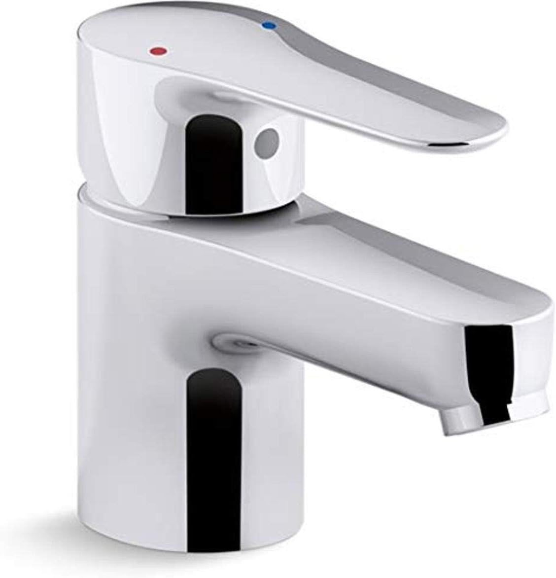 Kohler Single-Handle Commercial Bathroom Sink Faucet Without Drain, Chrome - $50