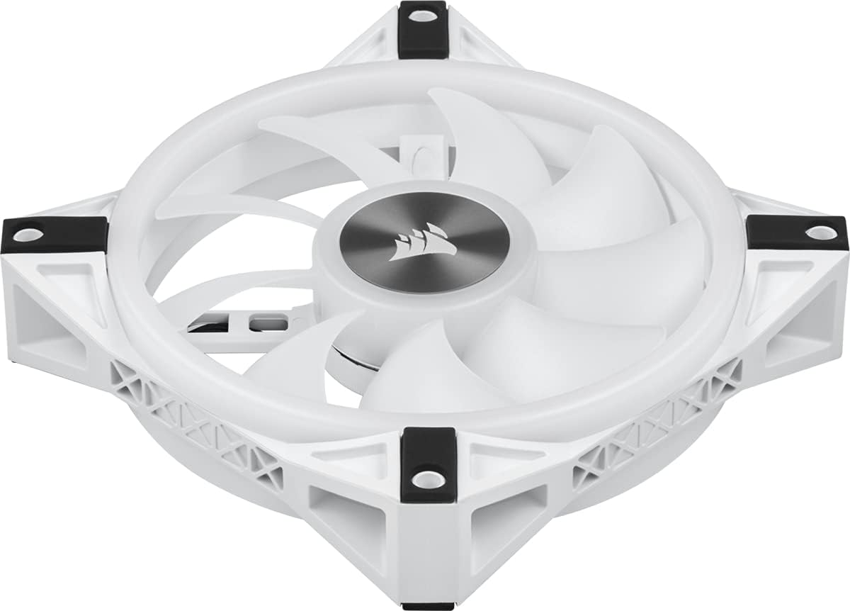 Corsair iCUE QL120 RGB 120mm PWM Lighting Node CORE Fan (3-Pack, White) - $85