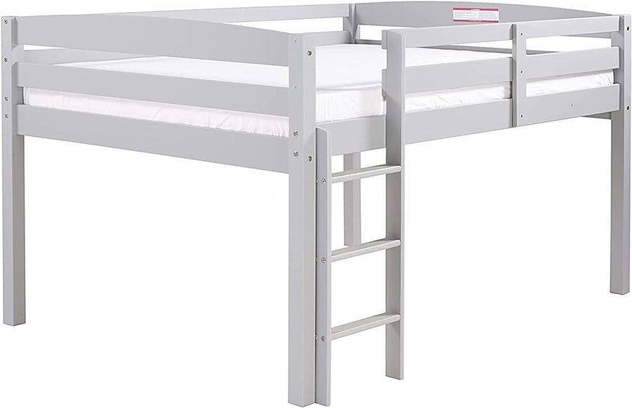 Concord Junior Loft Bed, Twin, Grey-$200