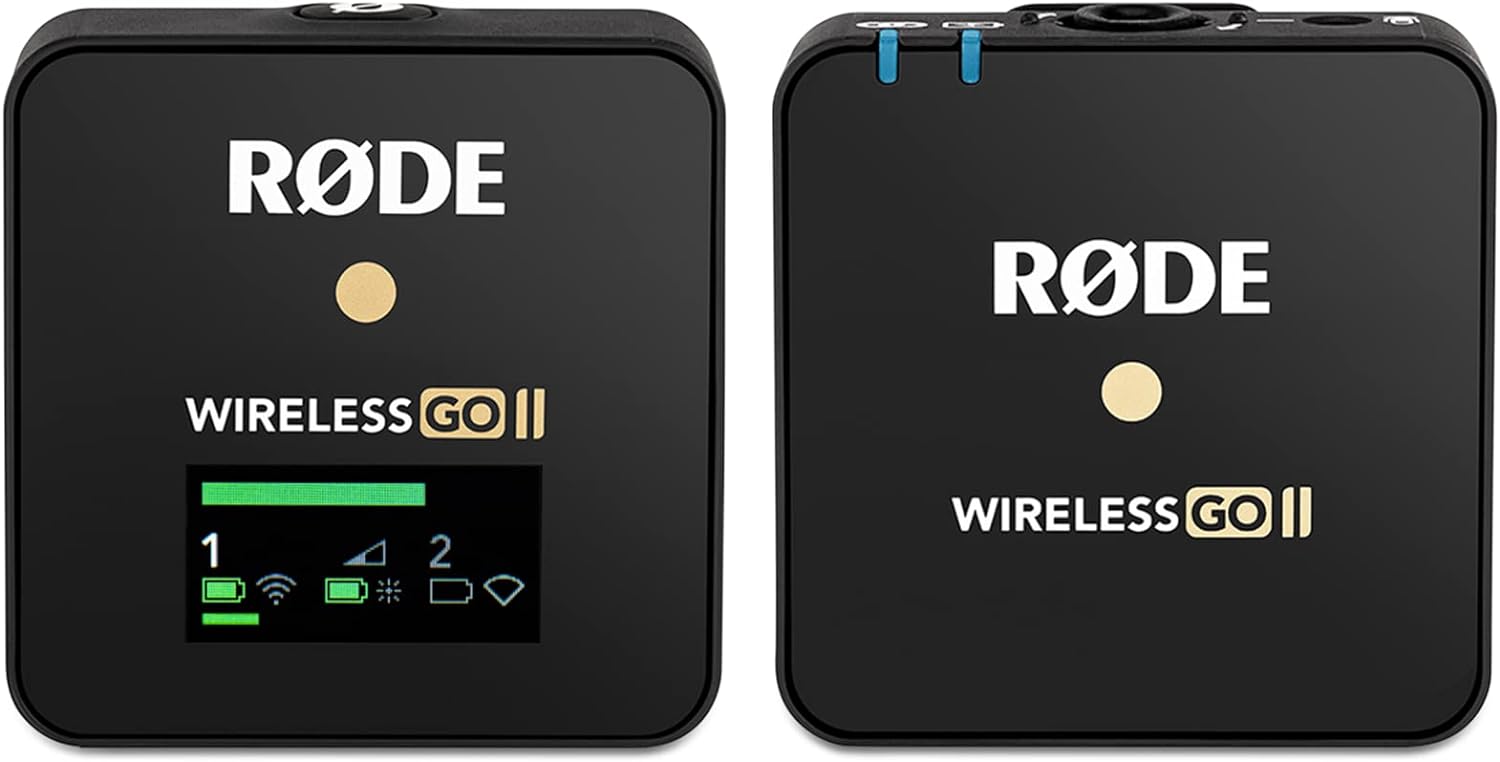 Rode Wireless GO II Single Channel Wireless Microphone System, Black - $100