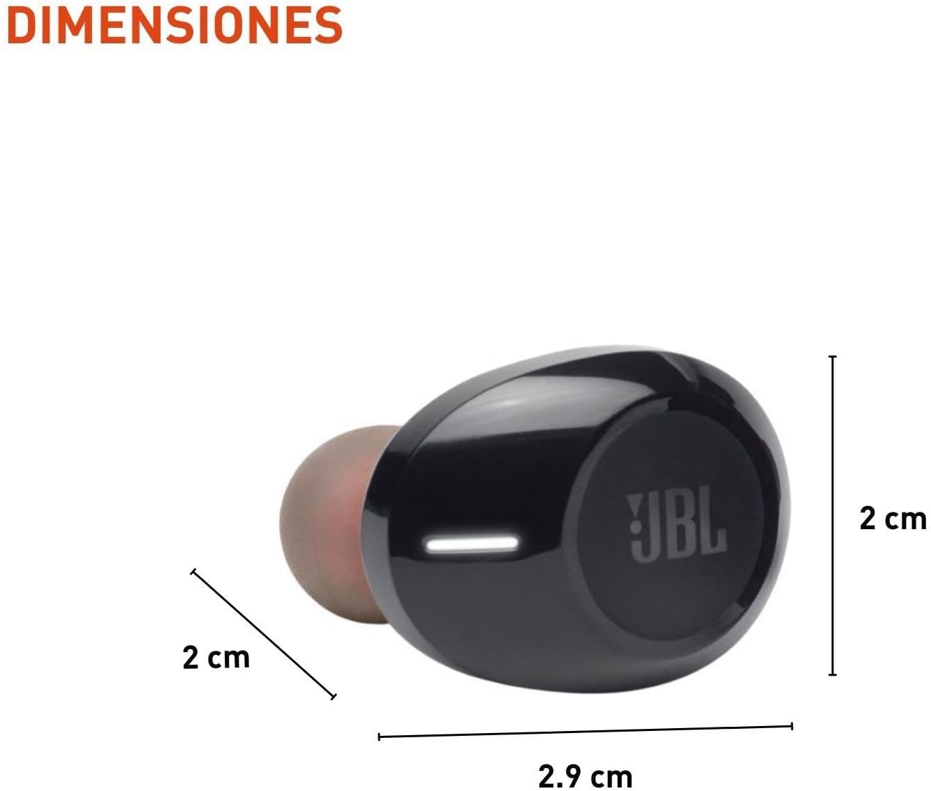 JBL Tune 125TWS True Wireless In-Ear Headphones (Black), Small - $40