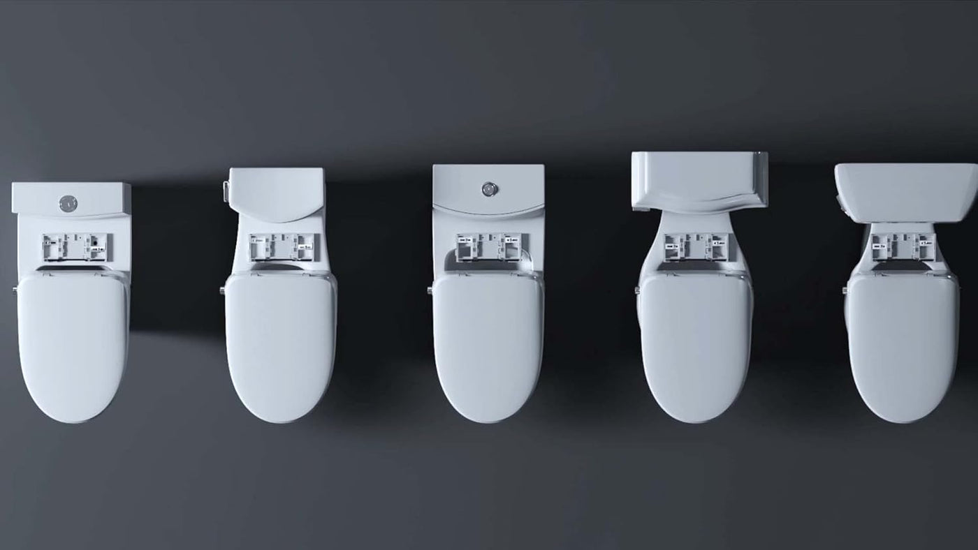 ALPHA BIDET UX Pearl Bidet Toilet Seat in Elongated White - $300