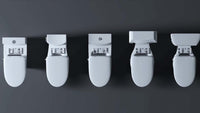 ALPHA BIDET UX Pearl Bidet Toilet Seat in Elongated White - $300