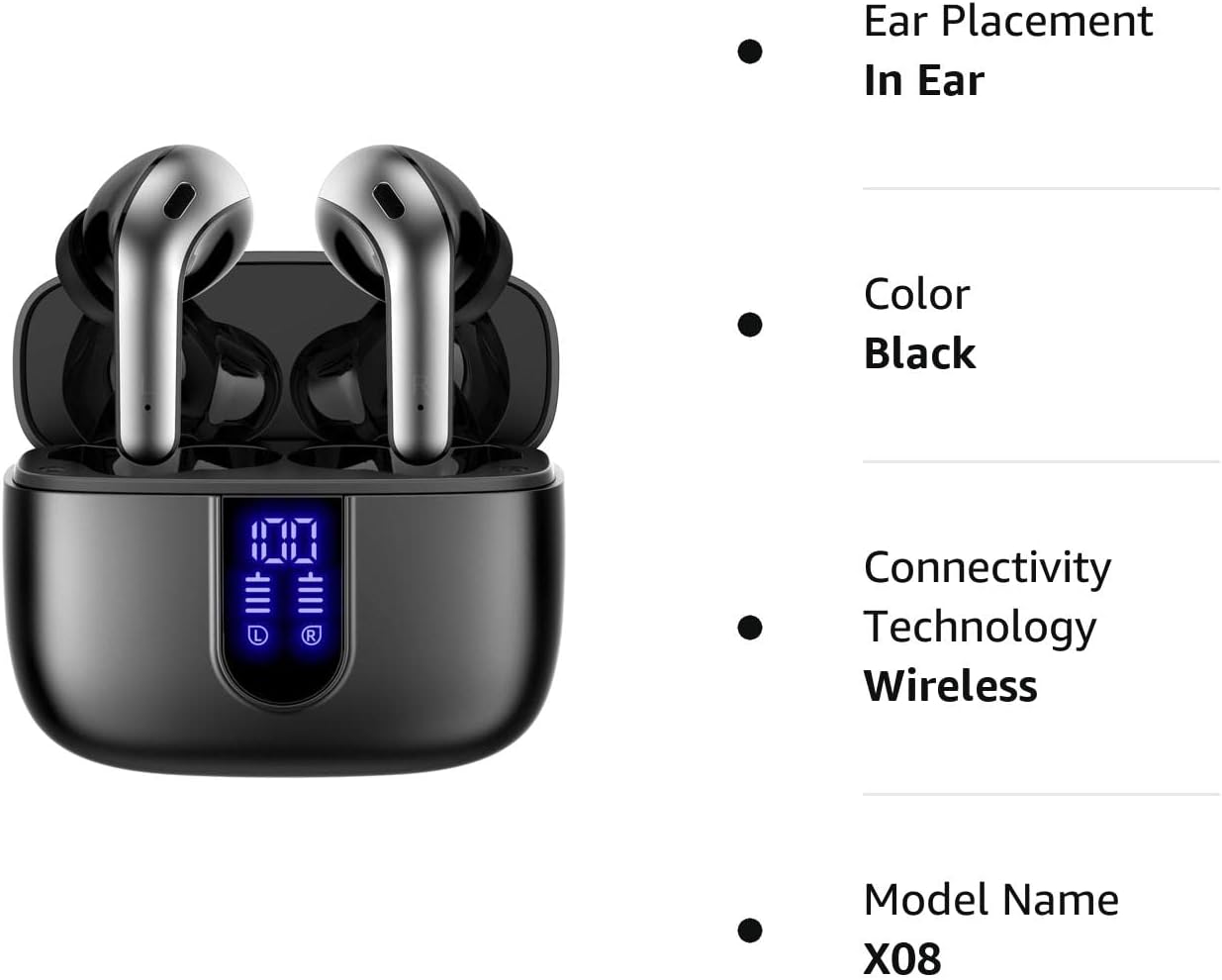 TAGRY Bluetooth Headphones True Wireless Earbuds 30 DISCOUNT BROS