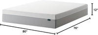 ZINUS 12 Inch Green Tea Essential Memory Foam Mattress [New Version], King - $190