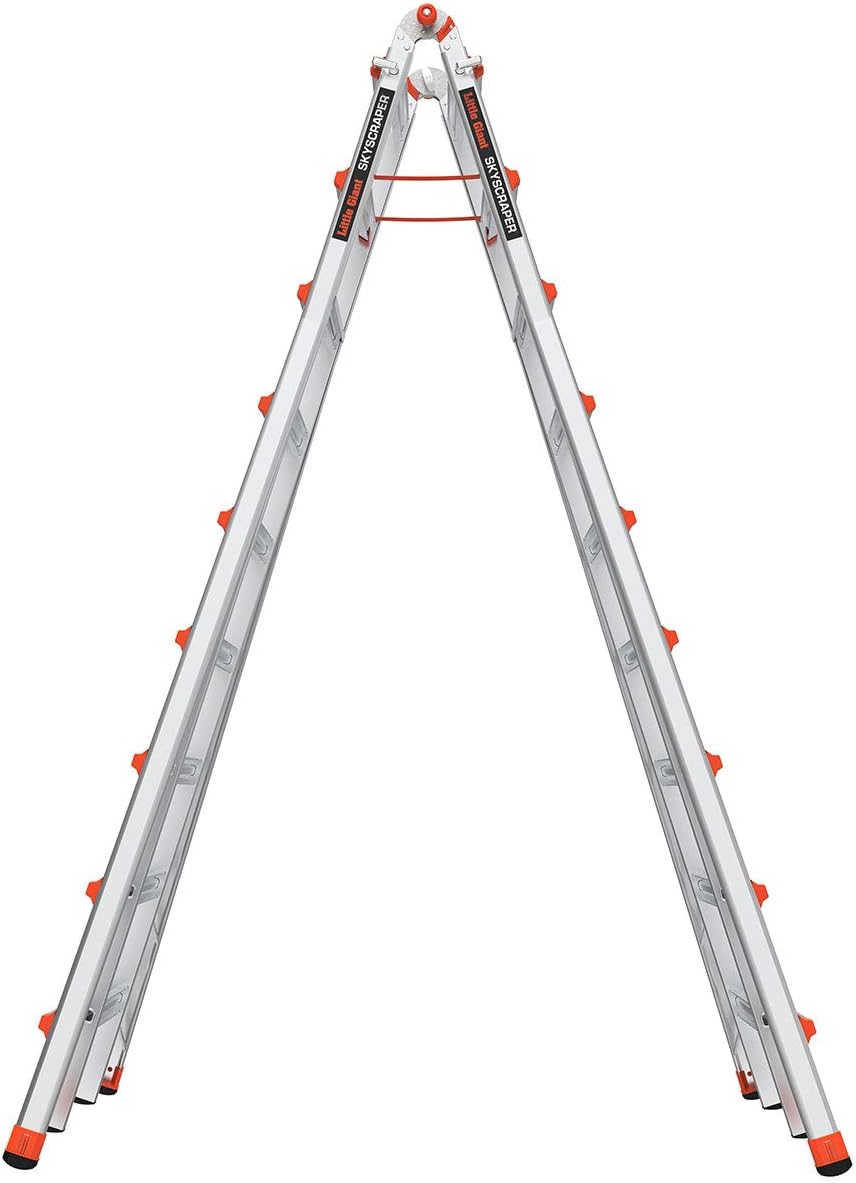 Little Giant Ladder Systems, SkyScraper, M17, 9-17 Foot, Stepladder (Slightly Dented) - $350