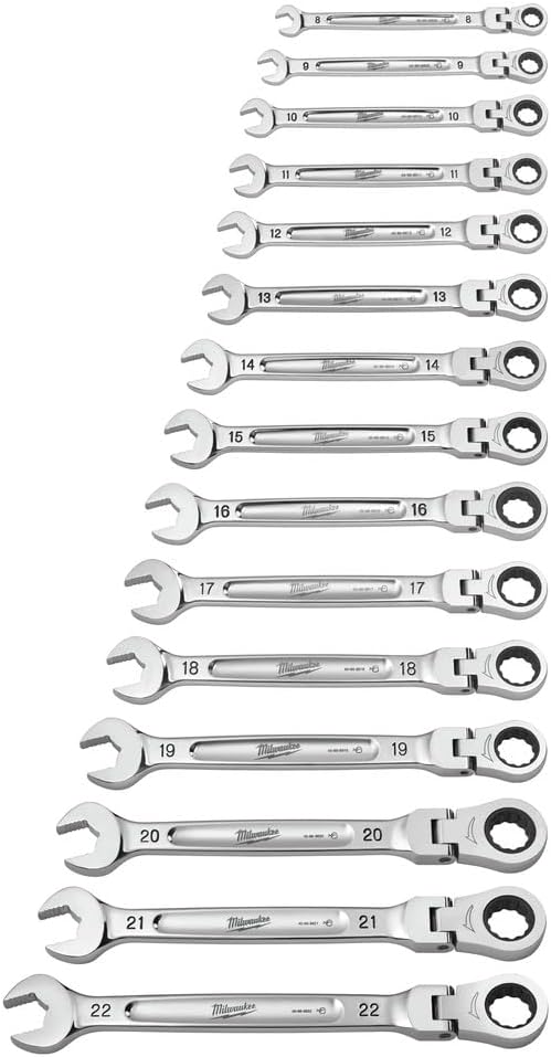 Milwaukee 15 Piece Metric Flex Head Wrench Set - $225