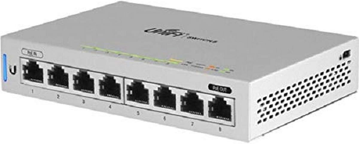 Ubiquiti US-8 Unifi Switch, Silver - $100