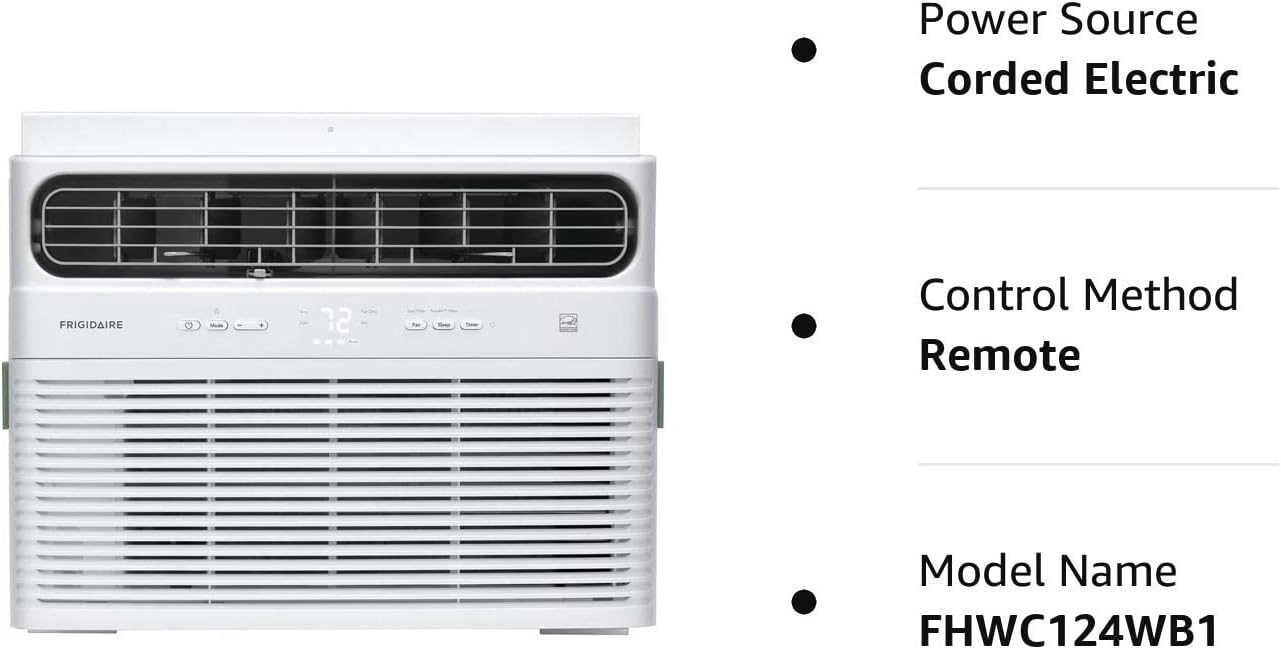 Frigidaire FHWC124WB1 Window Air Conditioner, 12000 BTU, White - $260