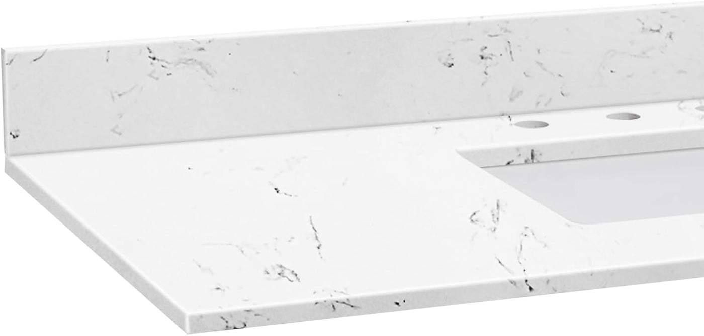60"x22" Bathroom Vanity Top Engineered Stone Vanity Top Single Bowl Sink - $340