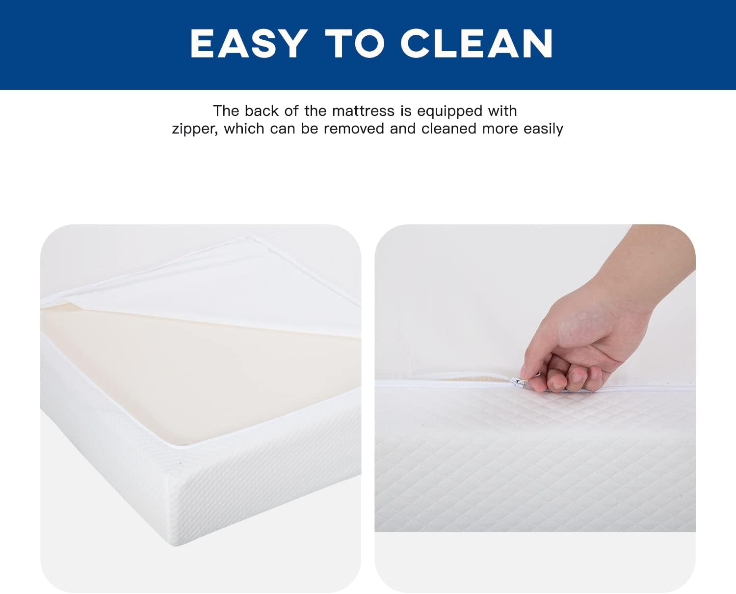 FDW 10 inch King Mattress Gel Memory Foam, Medium Firm - $145