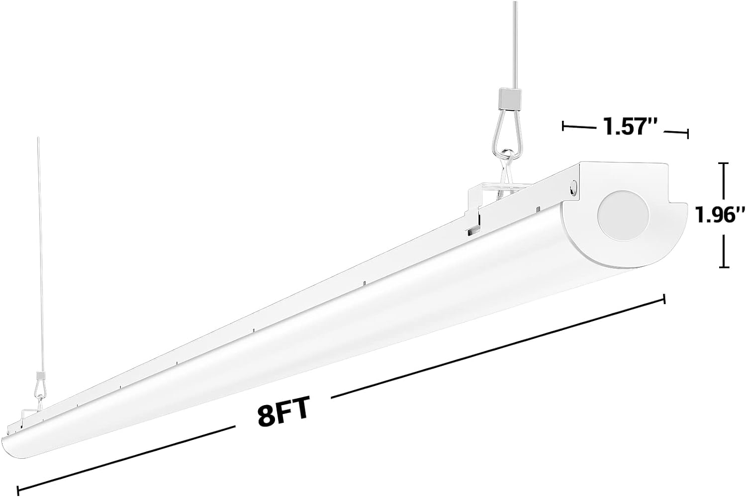 ANTLUX 8FT LED Shop Lights 110W [6-lamp T8 Fluorescent Equiv.], 12000LM, 8 Pack - $235
