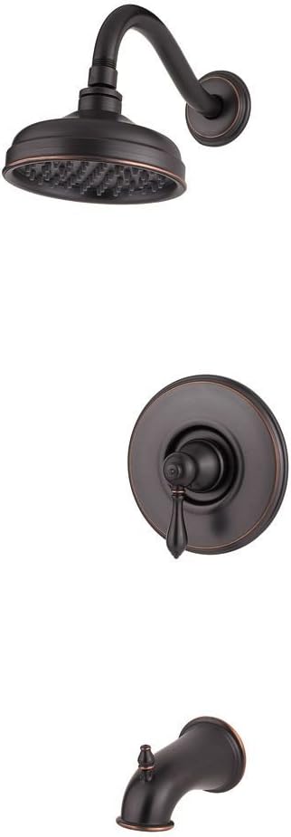 Pfister Tuscan Bronze 1-handle Round Bathtub Shower Faucet Valve - $100