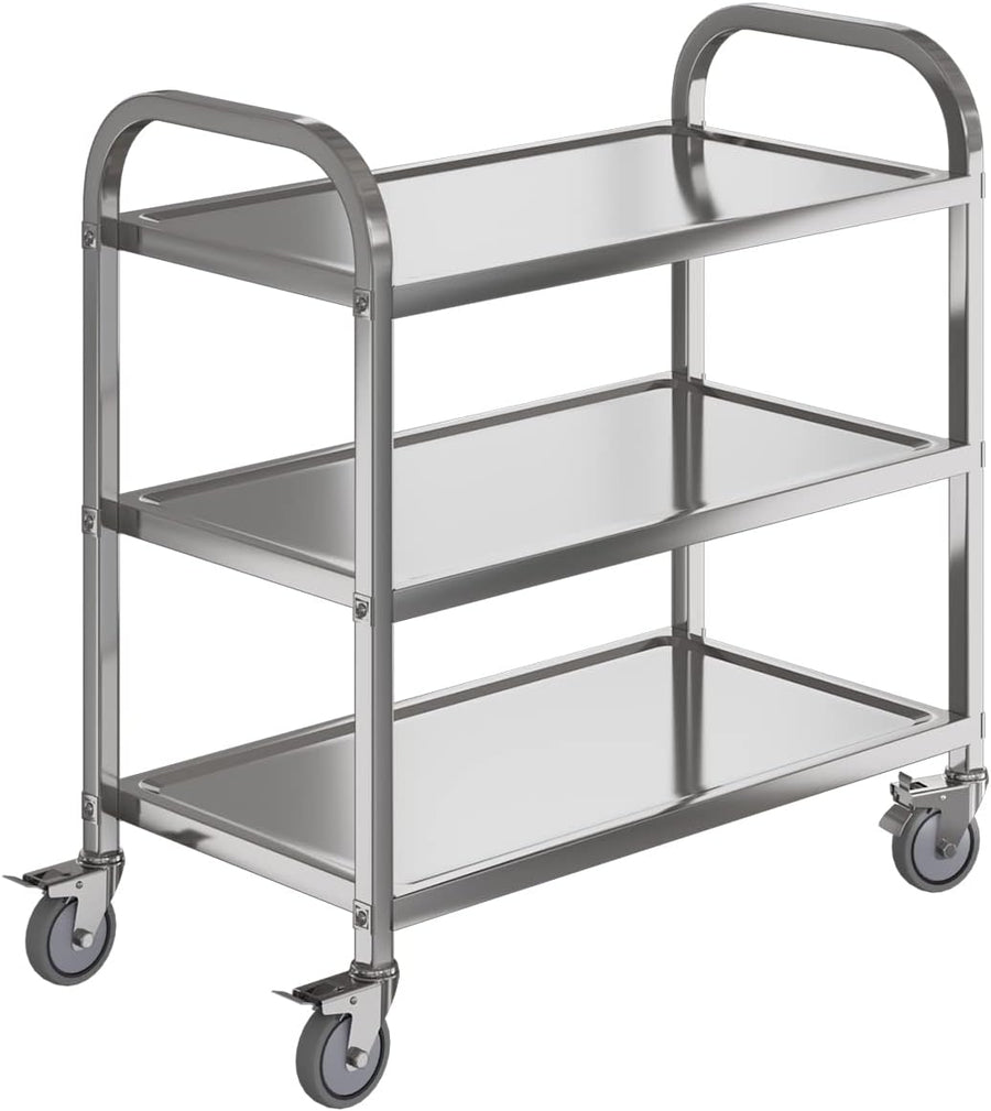 Amarite 3 Shelf Stainless Steel cart - $90