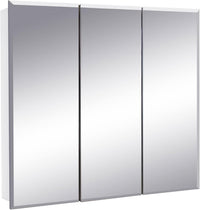 Design House 30 Inch Cyprus Bathroom Medicine Cabinet, Wall Mounted, 3 Mirror Door - $150