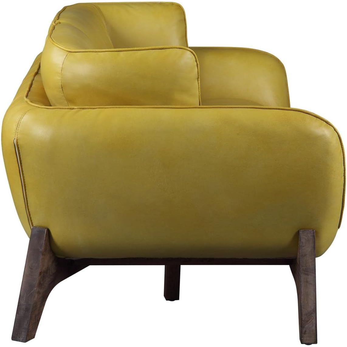 ACME Furniture Pesach Sofas, Mustard Leather - $1500