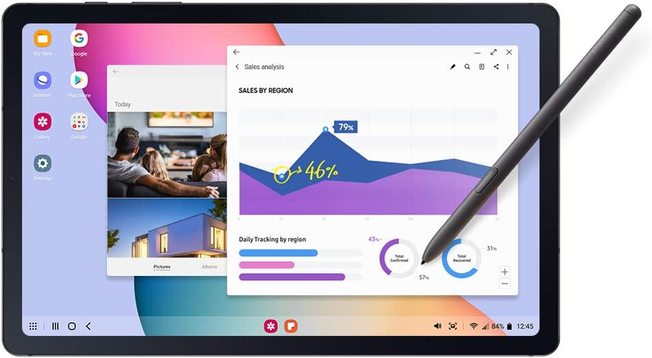 SAMSUNG Galaxy Tab S6 Lite 10.4" 64GB Android Tablet - $200