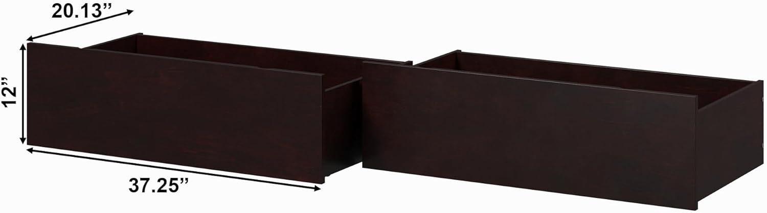 AFI Urban Twin/Full Size Bed Drawers in Espresso - $120