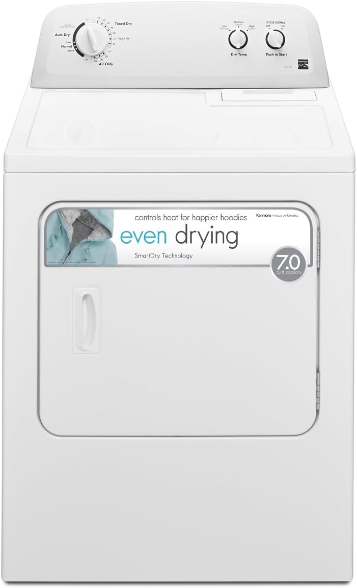 Kenmore 29" Front Load Electric Dryer with Wrinkle Guard and 7.0 Cubic Ft.Capacity - $330