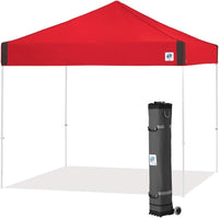 E-Z UP Pyramid Instant Shelter Canopy, 10' x 10' with Wide-Trax Roller Bag - $180