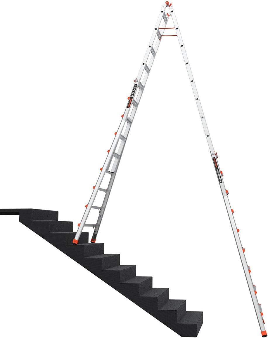 Little Giant Ladder Systems, SkyScraper, M17, 9-17 Foot, Stepladder (Slightly Dented) - $350