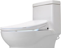ALPHA BIDET UX Pearl Bidet Toilet Seat in Elongated White - $300