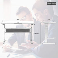 Adjustable Standing Desk, Computer Desk Height Converter Desk Computer Workstation - $90