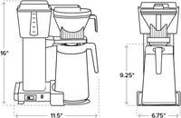 Technivorm Moccamaster 79314 KBGT thermal Carafe 10-Cup Coffee Maker 40 Ounce - $210