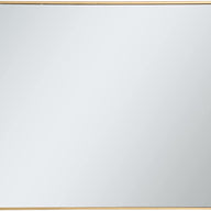 Elegant Decor Metal Frame Rectangle Mirror 30 inch in Brass - $130
