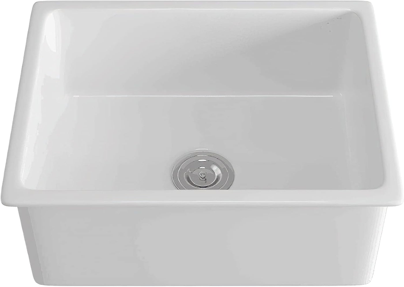 Enbol 24 Undermount Kitchen Sink - 24x18 inch Undermount White Porcelain - $150