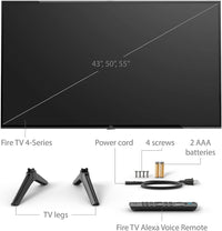 Amazon Fire TV 55" 4-Series 4K UHD smart TV with Fire TV Alexa Voice Remote - $300