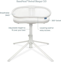 HALO BassiNest Swivel Sleeper 3.0 – Over-Bed Baby Bassinet with 360 Rotation - $190
