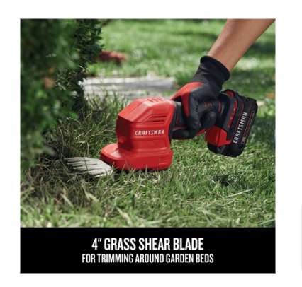 CRAFTSMAN 20-volt Max 8-in Battery Hedge Trimmer 1.5 Ah - $55