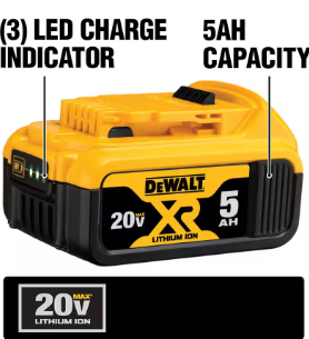 DEWALT 20V MAX XR Cordless Brushless Jigsaw with 1 20V 5.0Ah Battery/Charger - $245