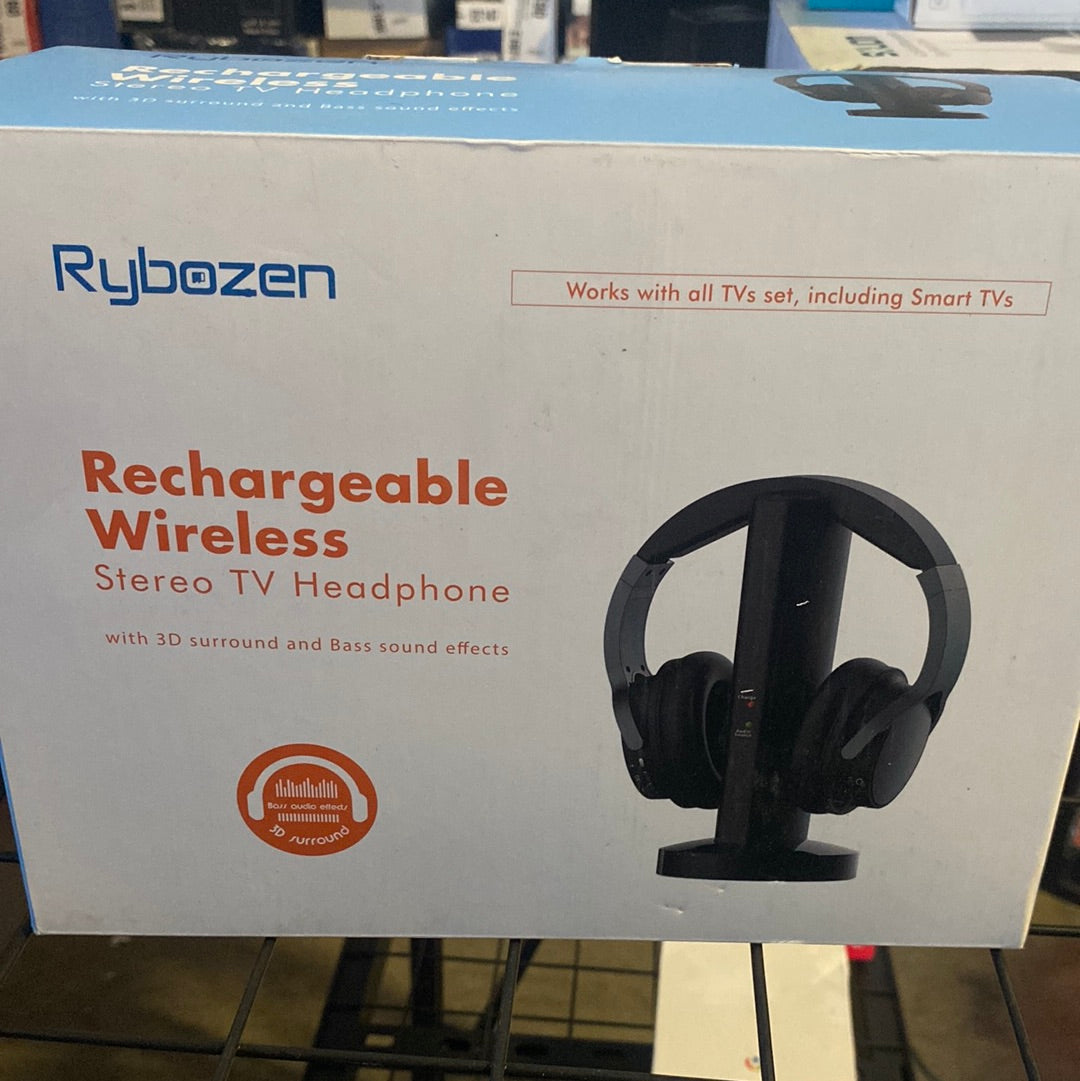 Rybozen Wireless TV Headphones with 2.4G Digital RF Transmitter - $40