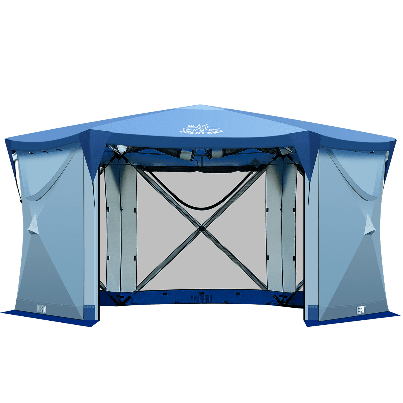 DEERFAMY Pop Up Gazebo Camping Tent with Starry Sky 11.5x11.5 - $260