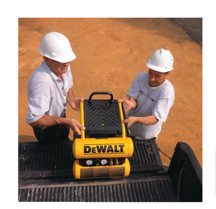 DEWALT 4-Gallons Portable 125 Psi Twin Stack Air Compressor - $250
