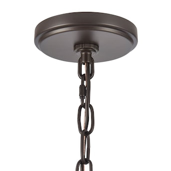 allen + roth Sevierville 3-Light Bronze Rustic Dry rated Chandelier - $125