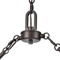 allen + roth Sevierville 3-Light Bronze Rustic Dry rated Chandelier - $125