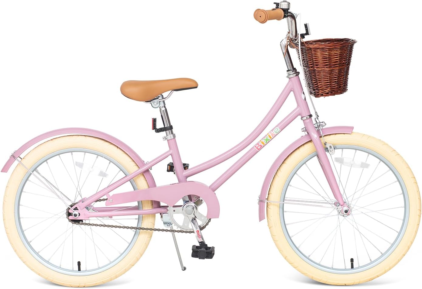 Retro Design Girls Bike with Basket for 5-13 Years Old Kids, 16 Inch Kid Bicycle - $115