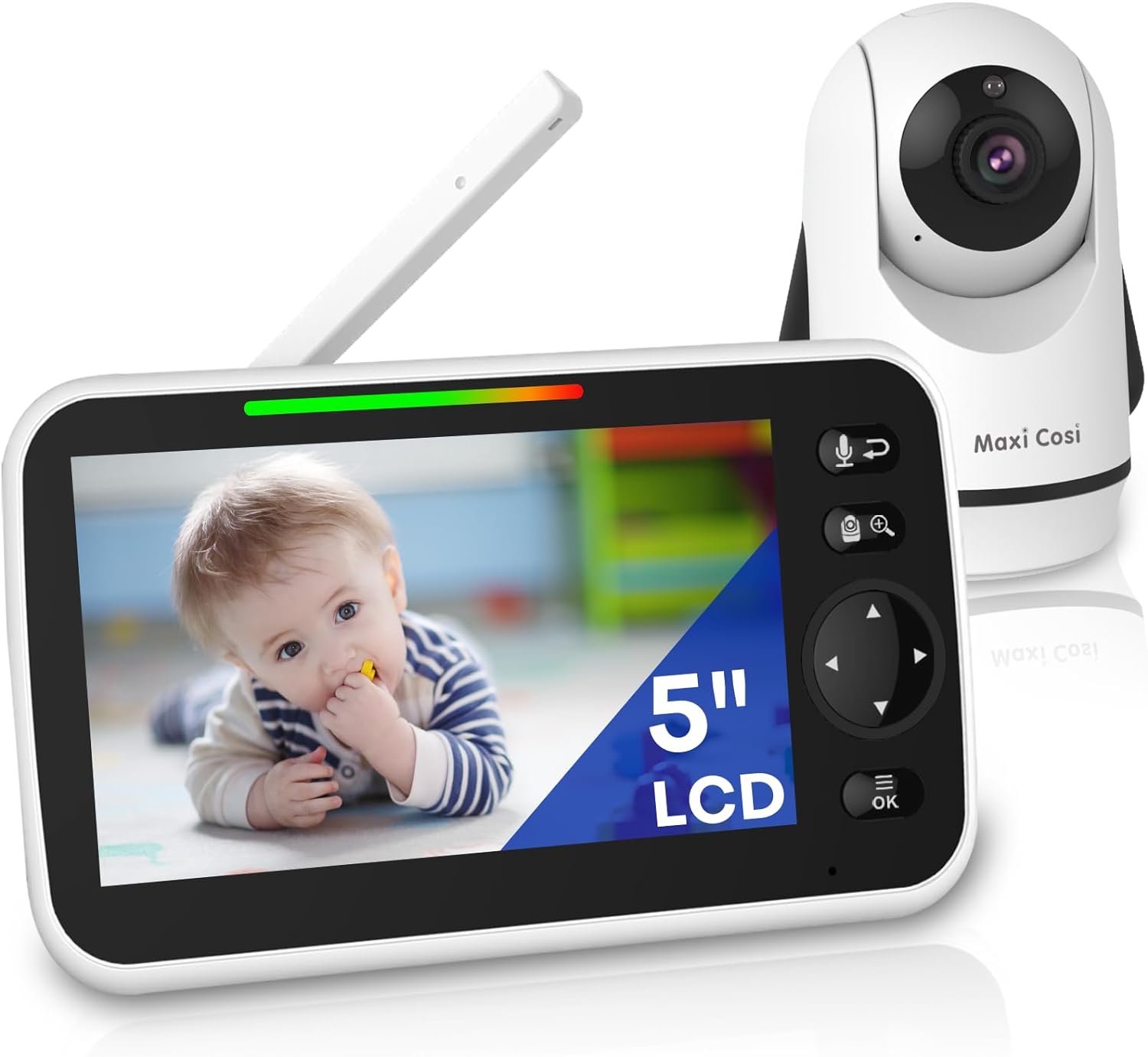 Maxi Cosi Baby Monitor with Camera and Audio,5''Screen Video Baby Monitor - $35