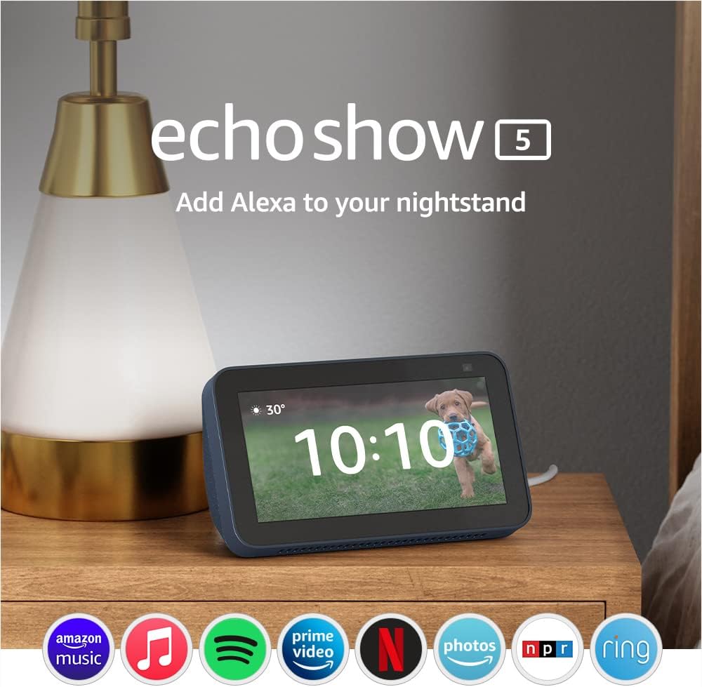 Echo Show 5 (2nd Gen, 2021 release) | Smart display with Alexa - $55