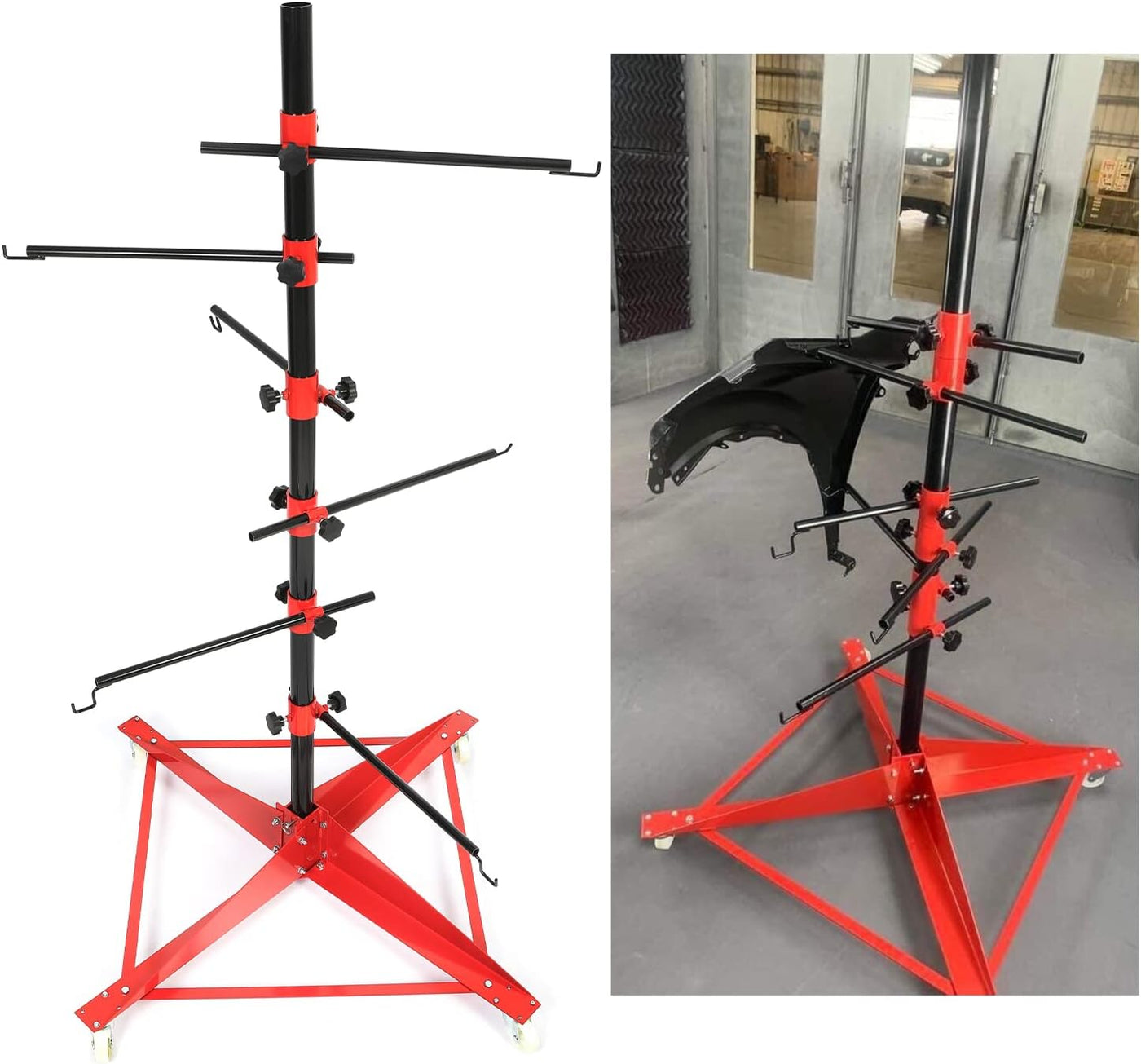 HECASA Panel Tree Paint Stand Panel Holder, Automotive Doors Fenders Bumpers - $125