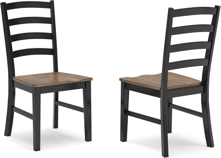 Signature Design by Ashley Wildenauer Rustic Armless Dining Chair, Set of 2 - $85