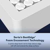Serta, Queen Nurture Night 12" Firm Memory Foam Hybrid Mattress (Out Of Box) - $315