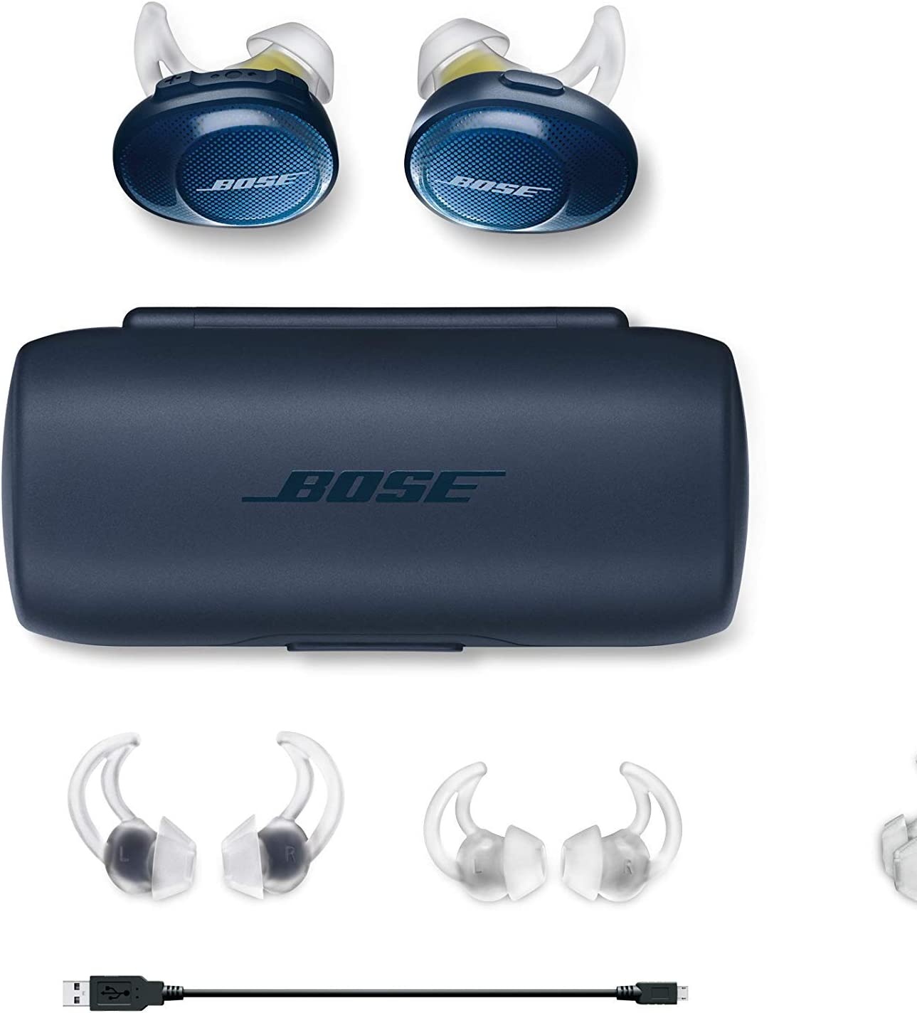 Bose SoundSport Free, True Wireless Earbuds, Blue - $150