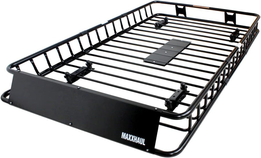 MAXXHAUL 50506 64" x 39" x 6" Heavy-Duty Universal Steel Roof Rack, Black - $85