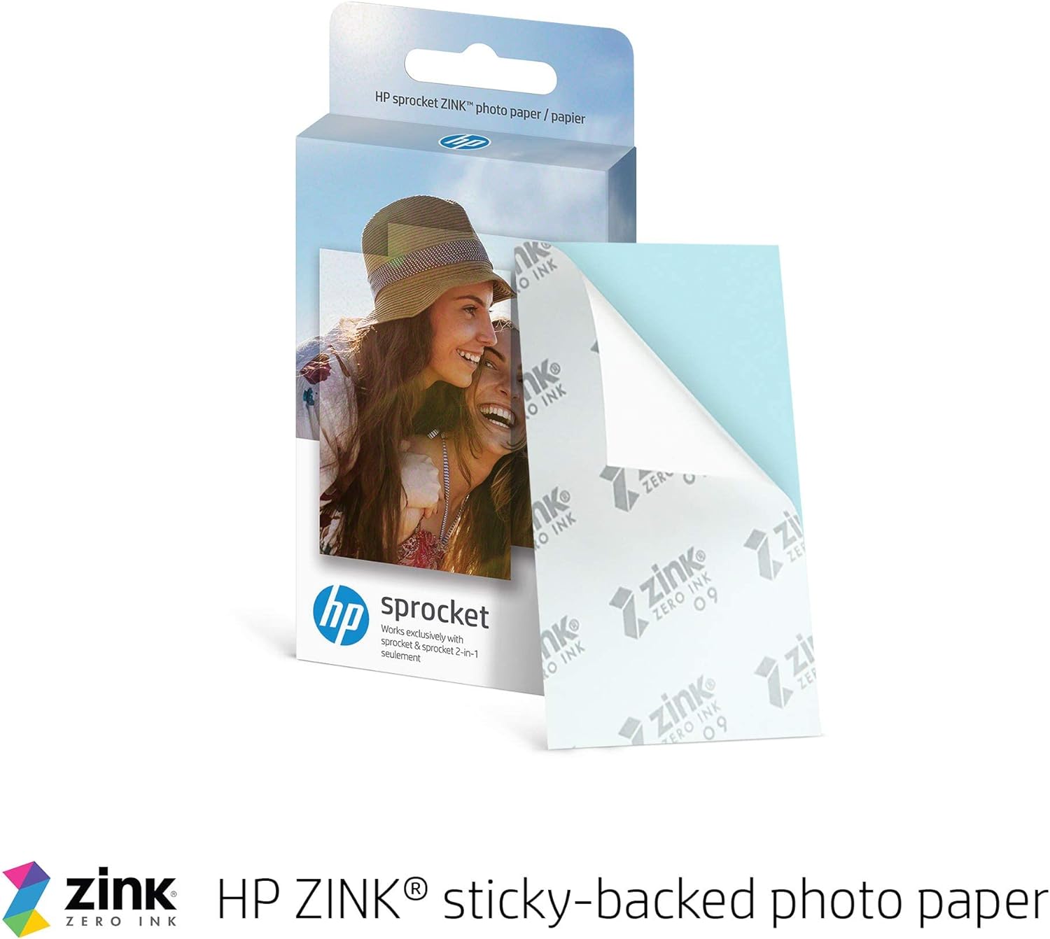 HP Sprocket Portable 2x3" Instant Color Photo Printer (Luna Pearl) - $80